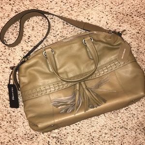 Joelle Hawkins olive green purse